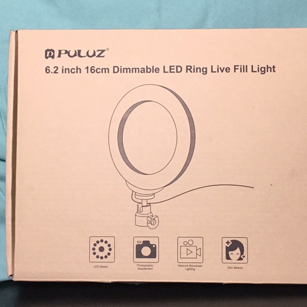 6.2 inch 16cm Dimmable LED Ring Live Fill Light
